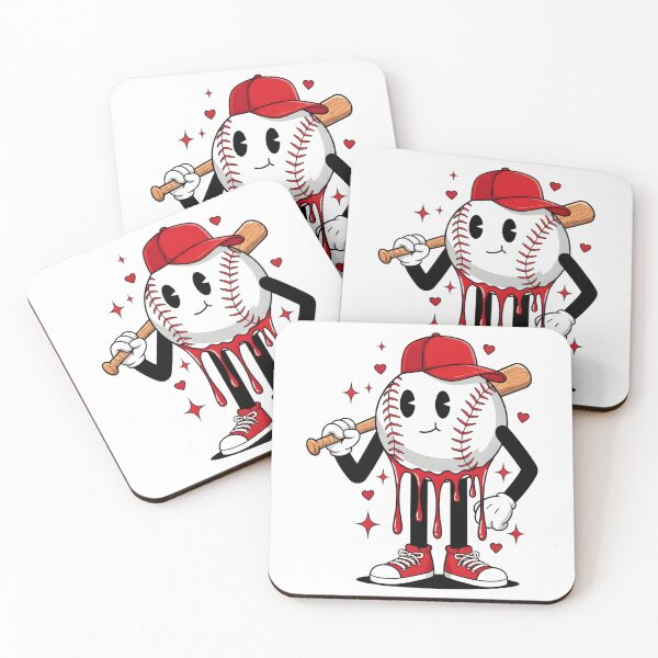 Item preview, Baseball Drip Ice cream Valentine designed and sold by OlakunleOloroz.