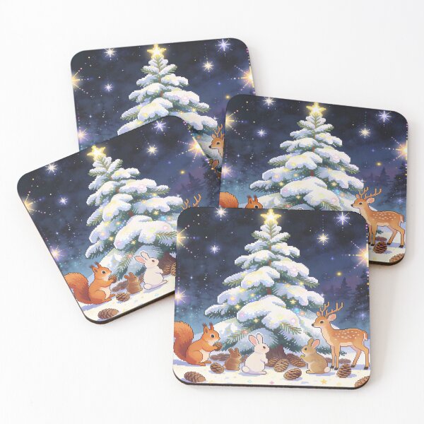 Item preview, Forest Animals Gathering Pine Cones designed and sold by M-Y-A-R-T-.