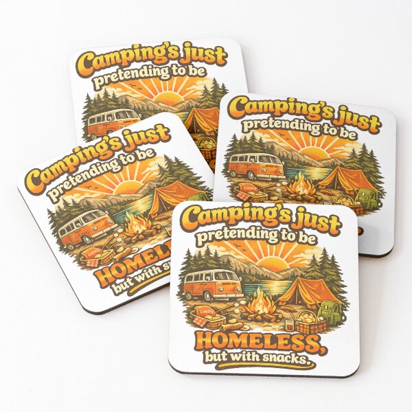 Item preview, Camping's Just Pretending To Be Homeless,But With Snacks. designed and sold by jpm70.