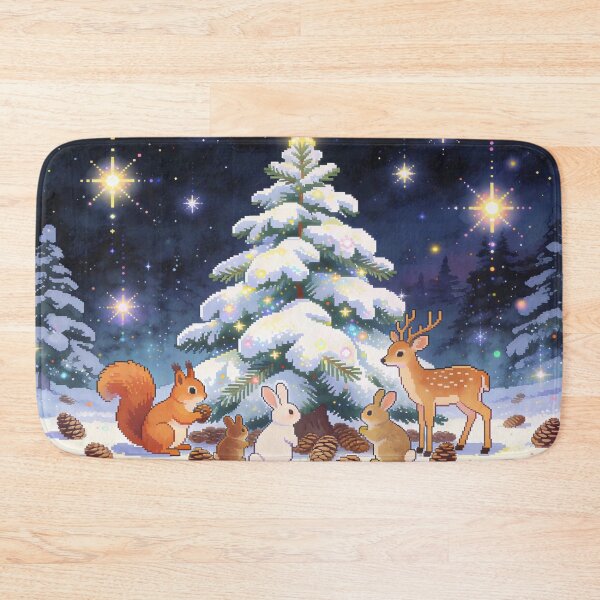 Item preview, Forest Animals Gathering Pine Cones designed and sold by M-Y-A-R-T-.