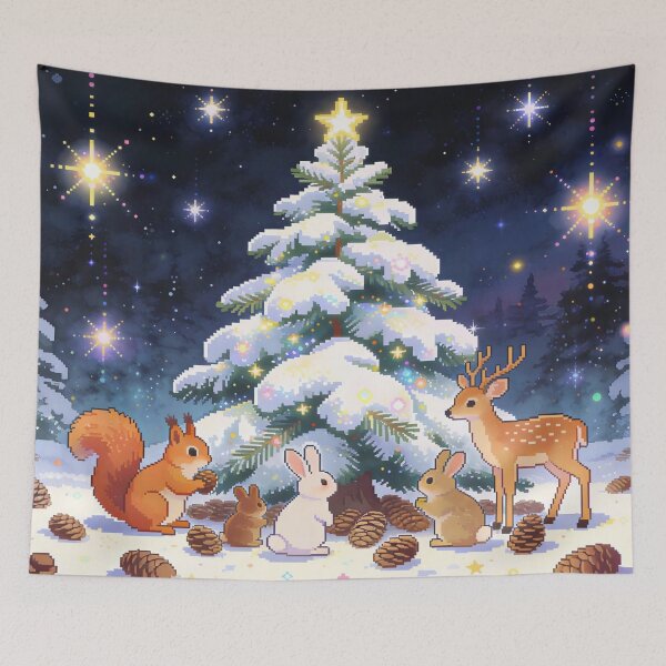 Item preview, Forest Animals Gathering Pine Cones designed and sold by M-Y-A-R-T-.