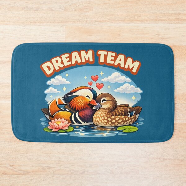 Item preview, Dream Team Mandarin Ducks – Cute Animal Friendship Illustration designed and sold by mycreastyle.