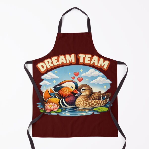 Item preview, Dream Team Mandarin Ducks – Cute Animal Friendship Illustration designed and sold by mycreastyle.