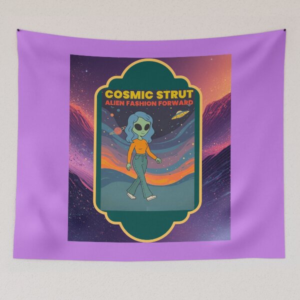 Item preview, Cosmic Strut – Alien Fashion Forward designed and sold by Everyday Aliens.