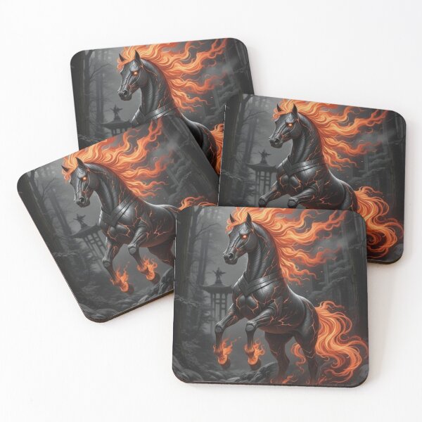 Item preview, Flaming Shadow Horse designed and sold by Baby Adee Collective.