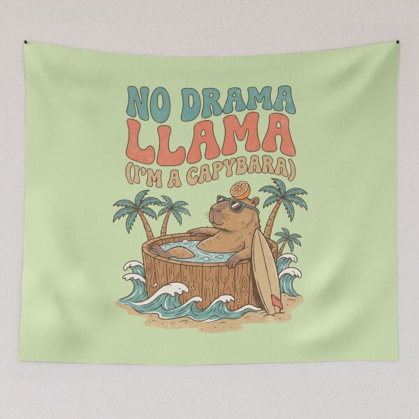Item preview, Funny Capybara Identity Crisis designed and sold by AwesomeBeyondLimits.