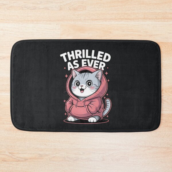 Item preview, Cute Cat – Cozy Hoodie Happy Mood Funny Design designed and sold by Taans-Creation.