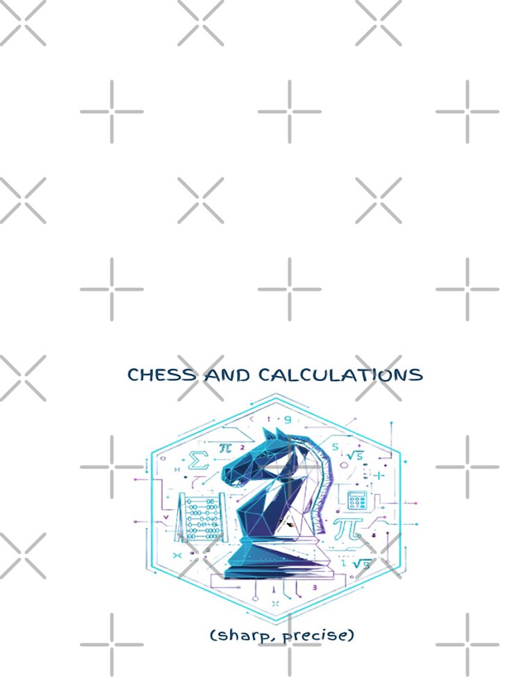 Thumbnail 4 of 4, iPhone Case, Sharp and Precise: Tactical Chess Math designed and sold by PawnShiftGoods.