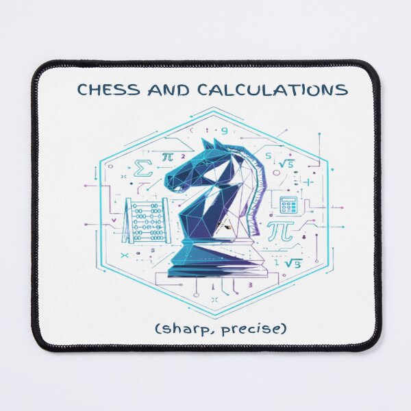 Item preview, Sharp and Precise: Tactical Chess Math designed and sold by PawnShiftGoods.