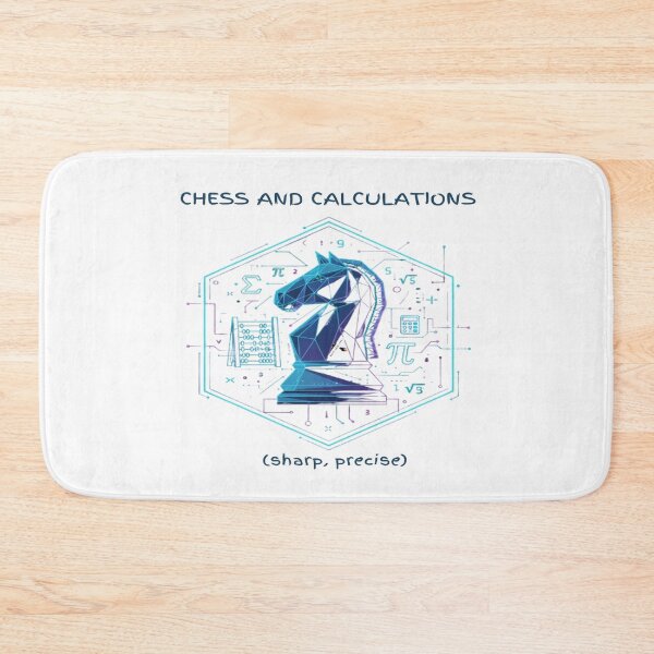 Item preview, Sharp and Precise: Tactical Chess Math designed and sold by PawnShiftGoods.