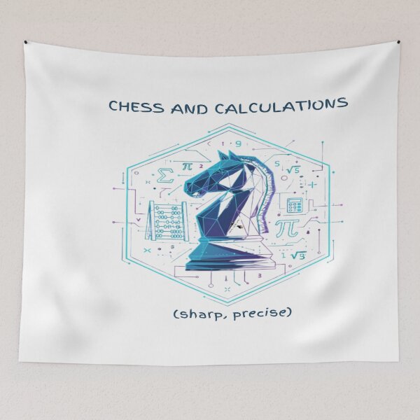 Item preview, Sharp and Precise: Tactical Chess Math designed and sold by PawnShiftGoods.