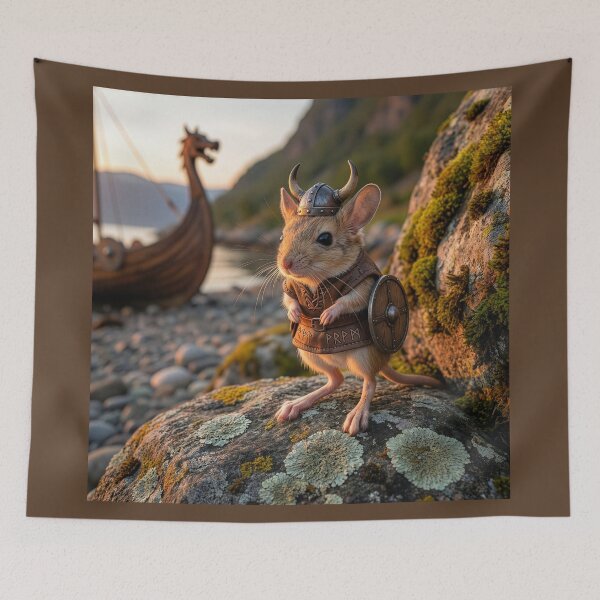 Item preview, A Tiny Ragnar Lodbrok Lands on These Shores  designed and sold by Tridentulus.