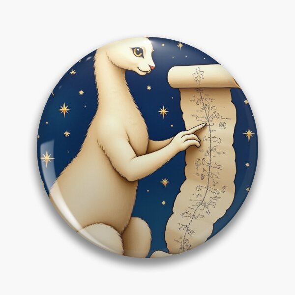 Item preview, Cream Cat Astronomy Chart Medieval Art designed and sold by PictorialWhimsy.