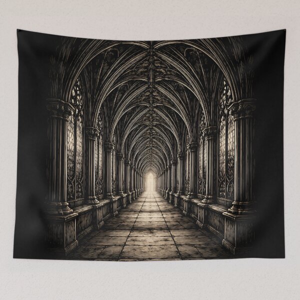 Item preview, Hall of Shadows – Gothic Dark Academia designed and sold by Mouraludia.