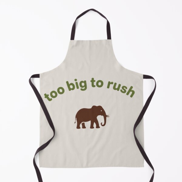 Item preview, Too Big To Rush Elephant T-Shirt designed and sold by SavannaStrikes.