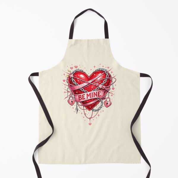 Item preview, Be Mine Heart - Valentine's Day Love in Chains designed and sold by Sitchko.
