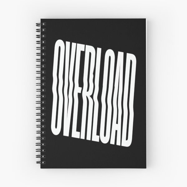 Item preview, Distorted OVERLOAD Typography – Bold Mental Health Awareness Design for Shirts, Posters & Stickers designed and sold by Bright Nest Studio.