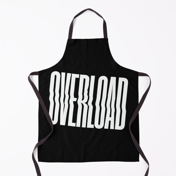 Item preview, Distorted OVERLOAD Typography – Bold Mental Health Awareness Design for Shirts, Posters & Stickers designed and sold by Bright Nest Studio.