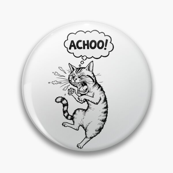 Item preview, Cat Sneezing with Dramatic ACHOO! designed and sold by AnnArtshock.
