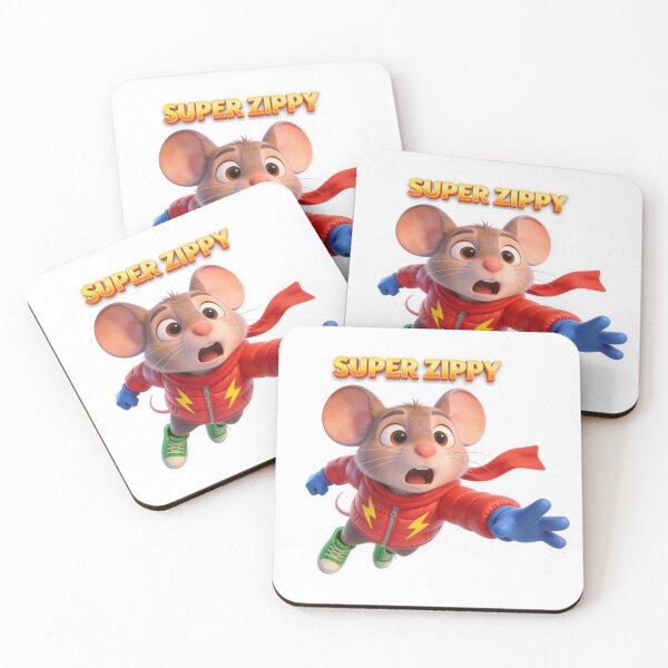 Item preview, Super Zippy Mouse Jumping Mouse Hero, Graphic Tee designed and sold by Zippy Creation.