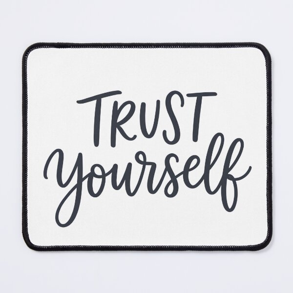 Item preview, Trust Yourself Handwritten Script Motivational Quote designed and sold by Bambear.
