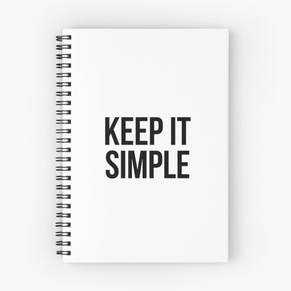 Item preview, Keep It Simple Bold Typography Minimalist Life Quote designed and sold by Bambear.
