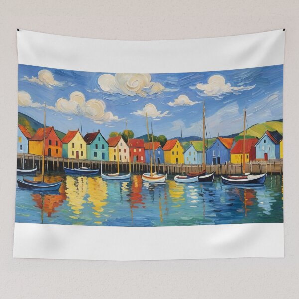 Item preview, The Wharf of the Artist designed and sold by Undersea Ai Art.