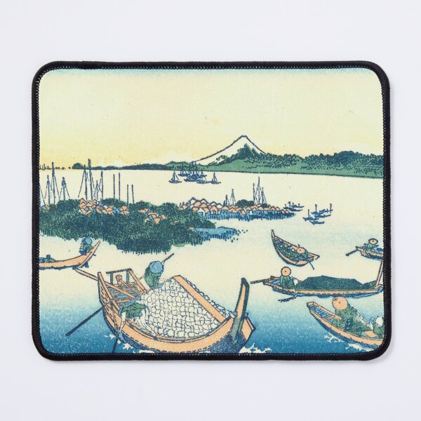 Item preview, Buyō Tsukuda-jima (c. 1831–1833) – Katsushika Hokusai | Tidal Life, Distant Fuji, and the Quiet Industry of the Shore designed and sold by Art Outlaws.