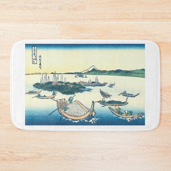 Item preview, Buyō Tsukuda-jima (c. 1831–1833) – Katsushika Hokusai | Tidal Life, Distant Fuji, and the Quiet Industry of the Shore designed and sold by Art Outlaws.