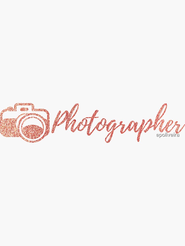 Photographer Rose Gold by epoliveira