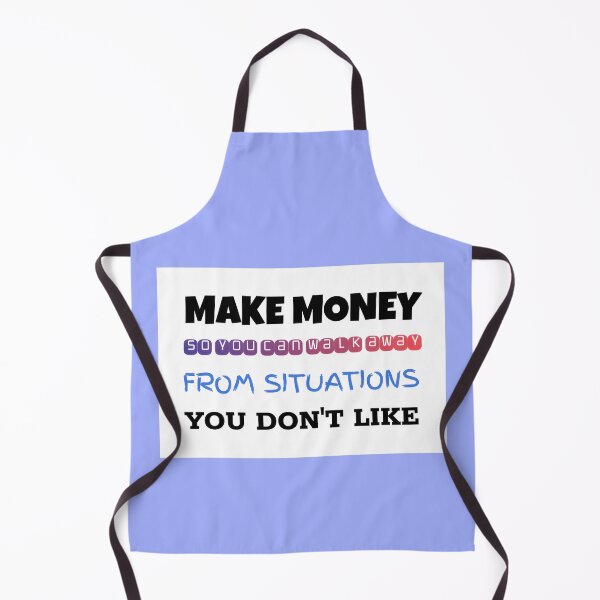 Item preview, MAKE MONEY SO YOU CAN WALK AWAY | Motivational Financial Freedom Quote | Modern Mixed Typography Art designed and sold by SergioMiklos.