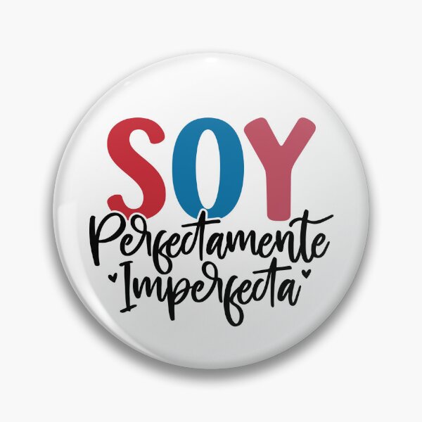 Item preview, Soy Perfectamente Imperfecta – Colorful Self‑Love Latina Motivation Lettering Sticker designed and sold by Suzy Perez Art.