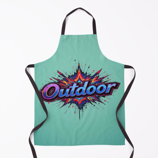 Item preview, Outdoor - in graffiti star design on a light green background designed and sold by Hot4Shirt.