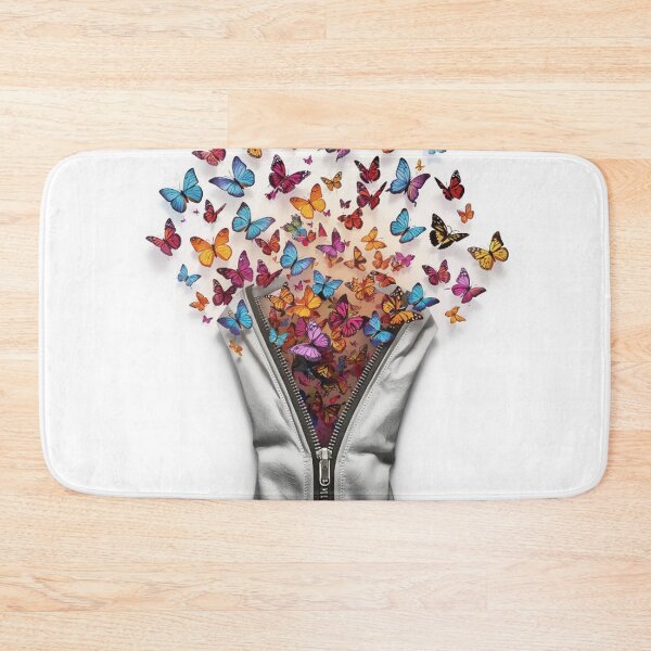 Item preview, Colorful Butterflies Emerging from Zipper designed and sold by Wonderful Designs.