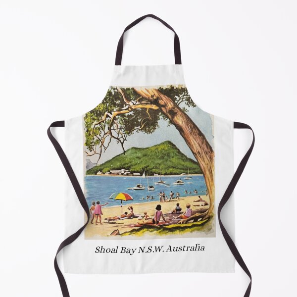 Item preview, Retro Shoal Bay Beach NSW Australia designed and sold by gleroy.