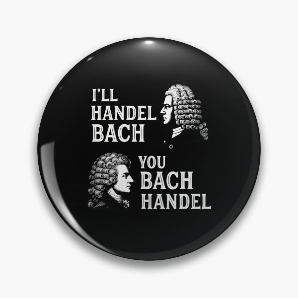 Item preview, Handel Bach Pun Classical Composer Music Lover designed and sold by AntiqueImages.