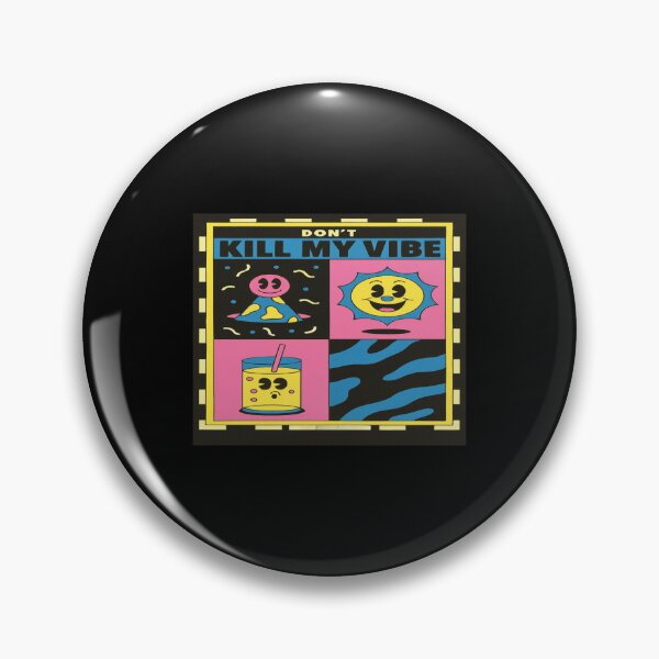 Item preview, Bold Pop Art Poster – Don't Kill My Vibe | Retro Colorful Mood Booster Wall Art for Positive Energy designed and sold by Bright Nest Studio.