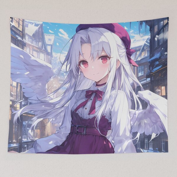 Item preview, Illyasviel Von Einzbern Fate Stay Night Winter Anime Girl Waifu Angel Snow designed and sold by Tokyonomad.