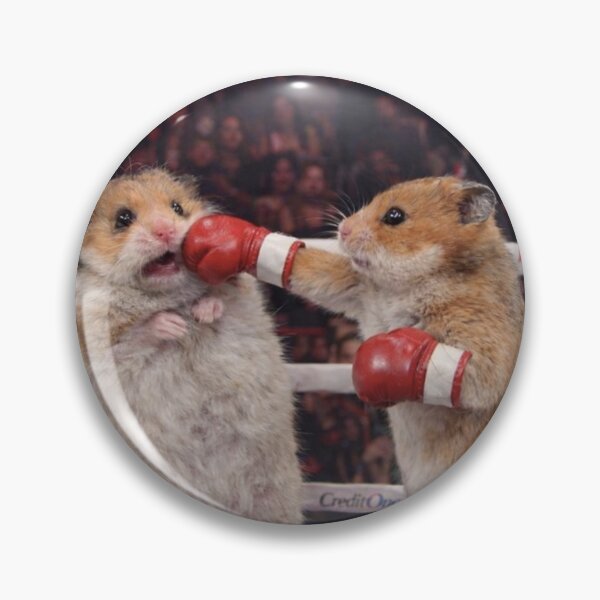 Item preview, Fighting hamsters designed and sold by Marvenir21.