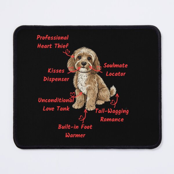 Item preview, Funny Cockapoo Anatomy - Unique Valentine's Day Gift for Dog Moms designed and sold by RNTStudio.