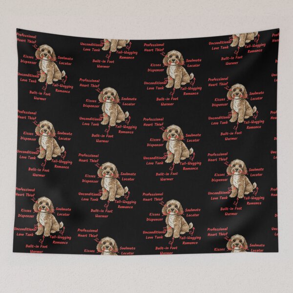 Item preview, Funny Cockapoo Anatomy - Unique Valentine's Day Gift for Dog Moms designed and sold by RNTStudio.