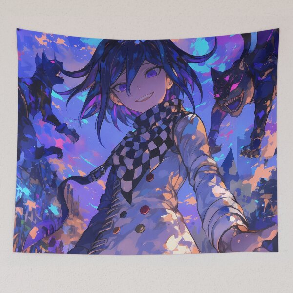 Item preview, Kokichi Ouma Danganronpa Trickster Anime Fantasy Chaos Purple Dream World Energy designed and sold by Tokyonomad.
