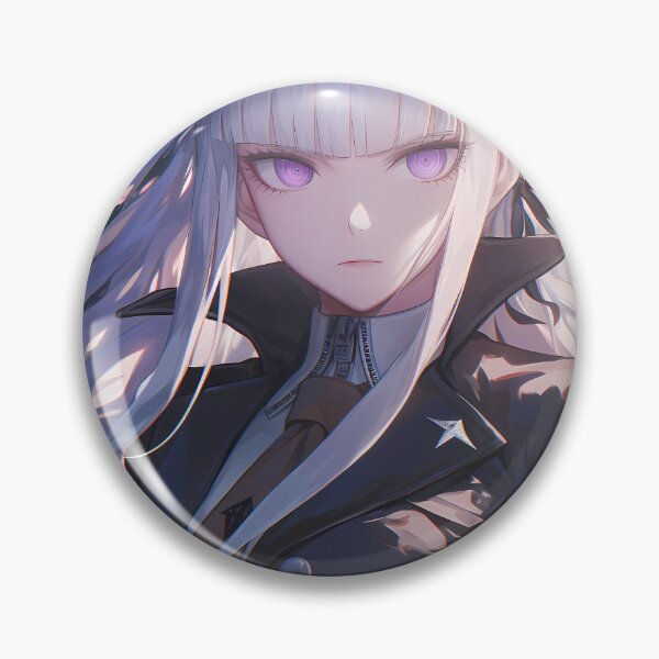Item preview, Kyoko Kirigiri Danganronpa Mysterious Anime Girl Waifu Silver Urban Detective Aura designed and sold by Tokyonomad.