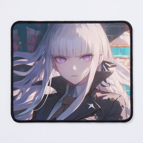 Item preview, Kyoko Kirigiri Danganronpa Mysterious Anime Girl Waifu Silver Urban Detective Aura designed and sold by Tokyonomad.