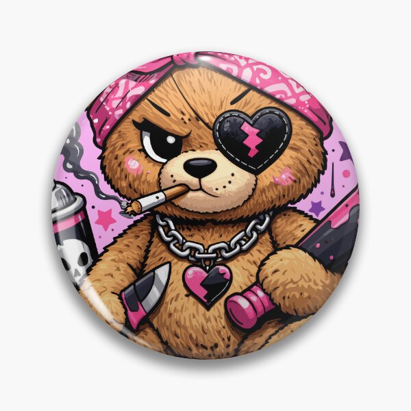 Item preview, Love & Hate Choose Your Side Teddy Bear Valentine's Day designed and sold by Sitchko.