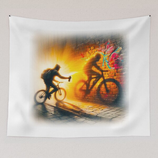Item preview, Urban cycling graffiti designed and sold by RICAMTP.
