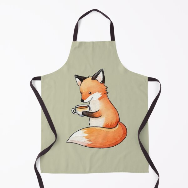 Item preview, Cozy Fox with Coffee Cup designed and sold by Ombrya.