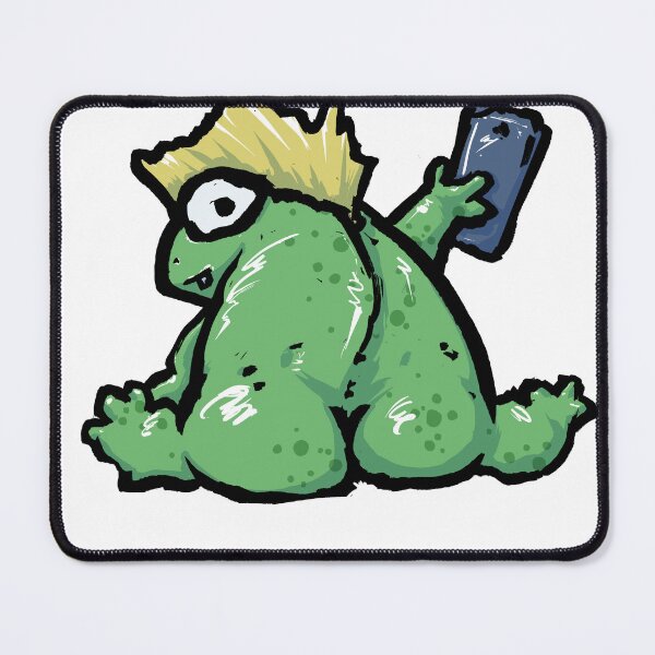 Item preview, Call Me Maybe, Ribbit designed and sold by Cute & Funny Hand-Drawn Prints | Happy Doodle Friends Shop.