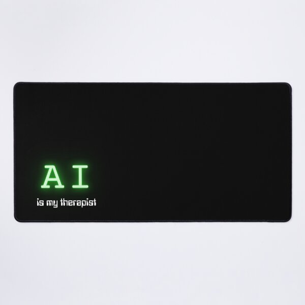 Item preview, AI is my therapist (Neon Green) designed and sold by ProjectLui.