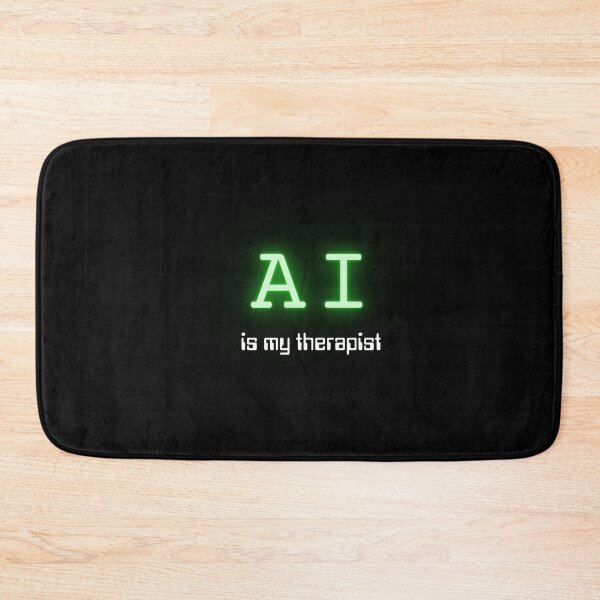 Item preview, AI is my therapist (Neon Green) designed and sold by ProjectLui.